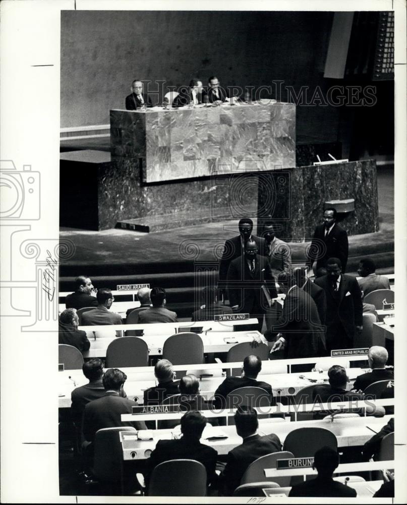 1968 Press Photo 23rd Regular Session of UN General Assembly - Historic Images