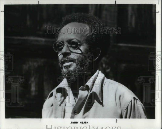 1984 Press Photo Jimmy Heath American Jazz Saxophonist Composer and Arranger - Historic Images