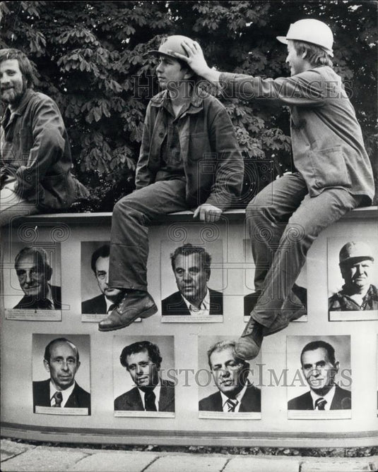 1980 Press Photo The Striking Workers Of Gdansk - Historic Images