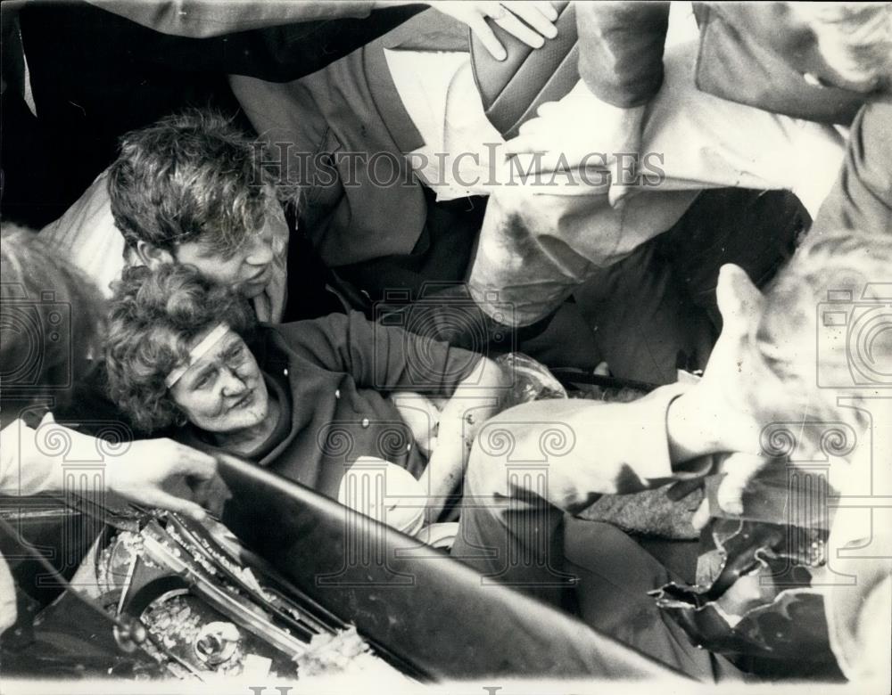 1972 Press Photo 9 Die In M.I. Fog Pile Up - Historic Images