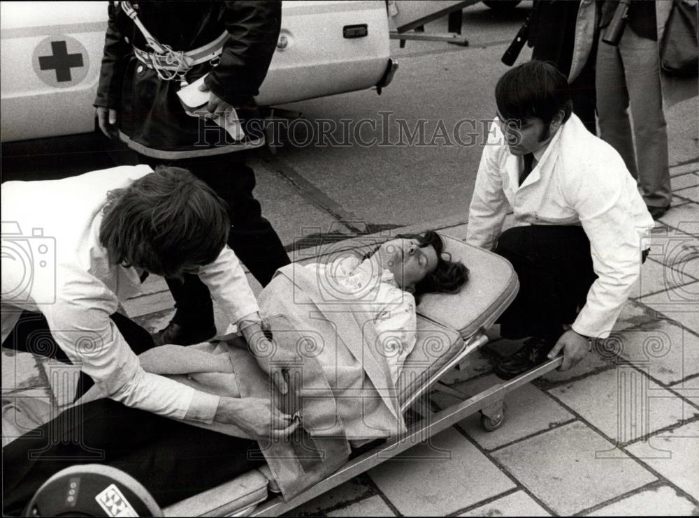 Press Photo Victim from German Embassy in Stockholm held by terrorists - Historic Images