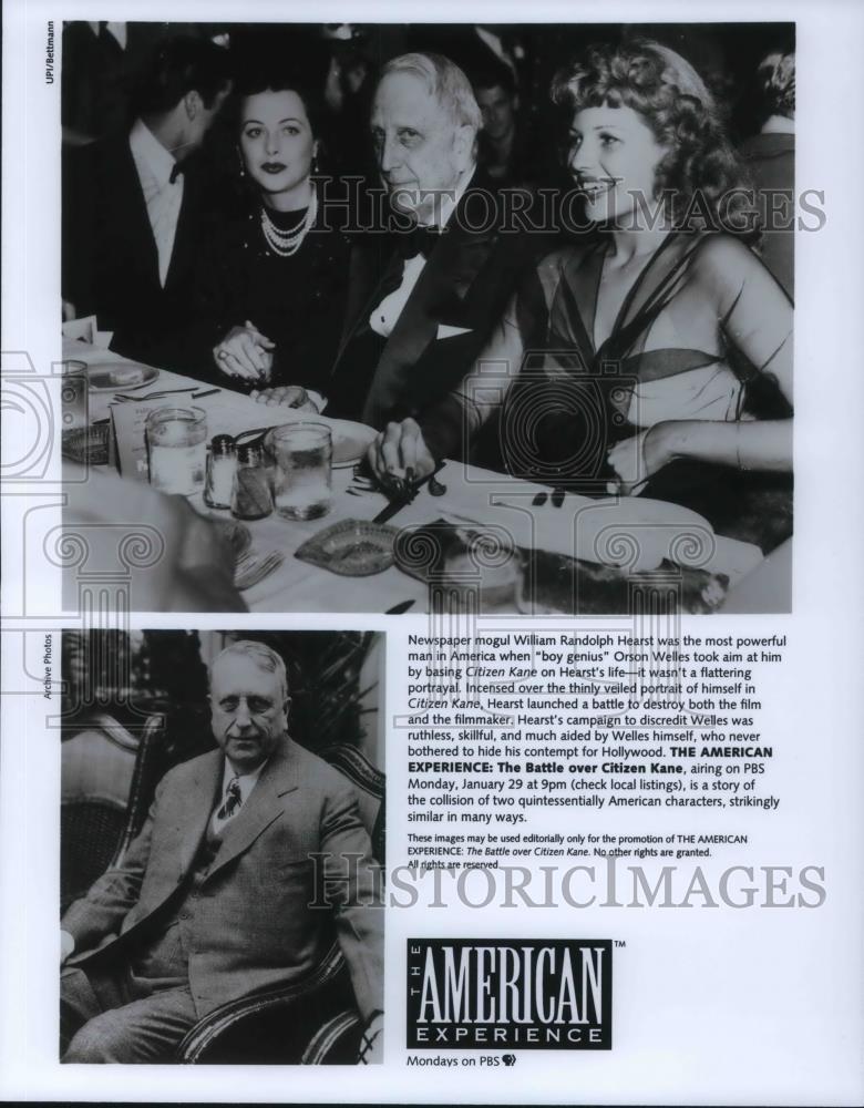 1996 Press Photo The American Experience: The Battle Over Citizen Kane - Historic Images