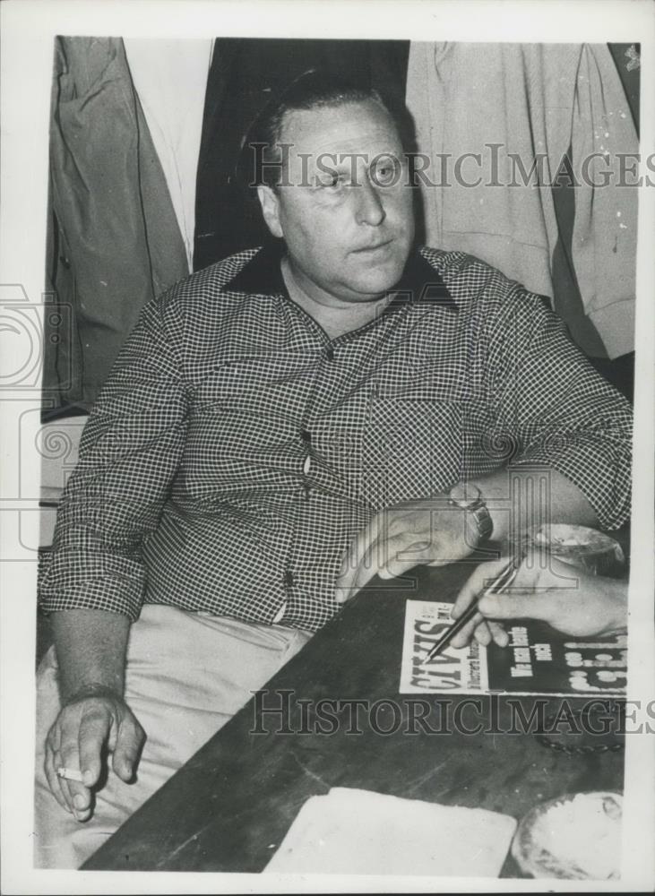 1966 Press Photo German Captain Bert Steeve - Historic Images