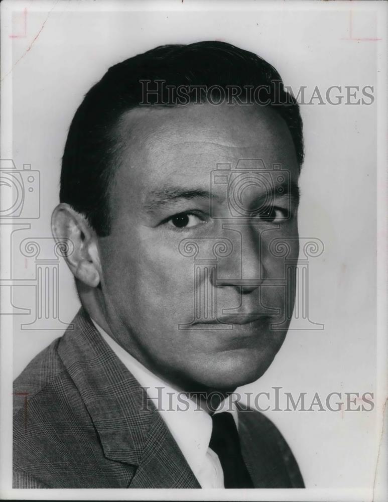 Press Photo Mike Wallace Reporter TV Host Commentator Journalist - cvp23504 - Historic Images