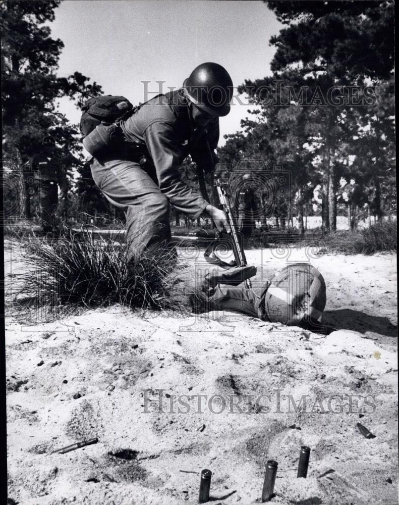 Press Photo Basic training in the US military - Historic Images