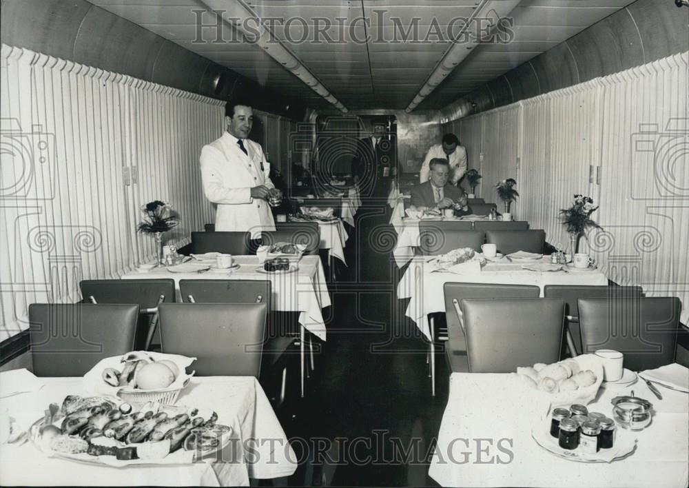 1953 Press Photo New Italian Super Train - Historic Images