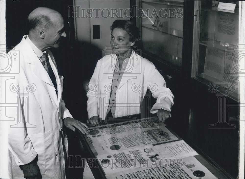 Press Photo Lady Fleming and Professor of Surgery C. Pannett - Historic Images