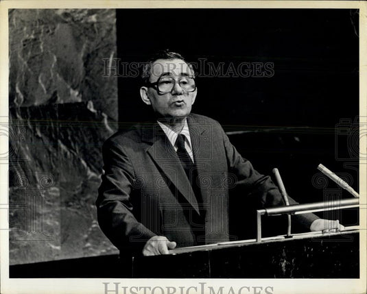 1977 Press Photo Soviet A. Gromyko at UN General Assembly - Historic Images
