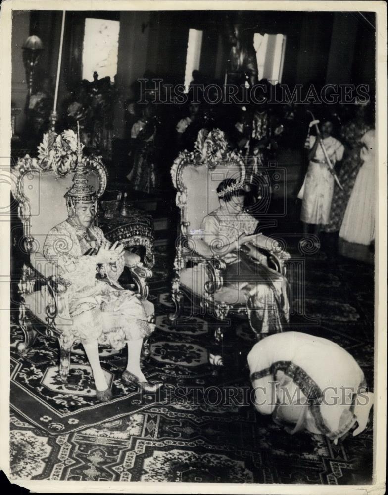 1956 Press Photo Ibrahim Abboud, President of the Sudan - Historic Images