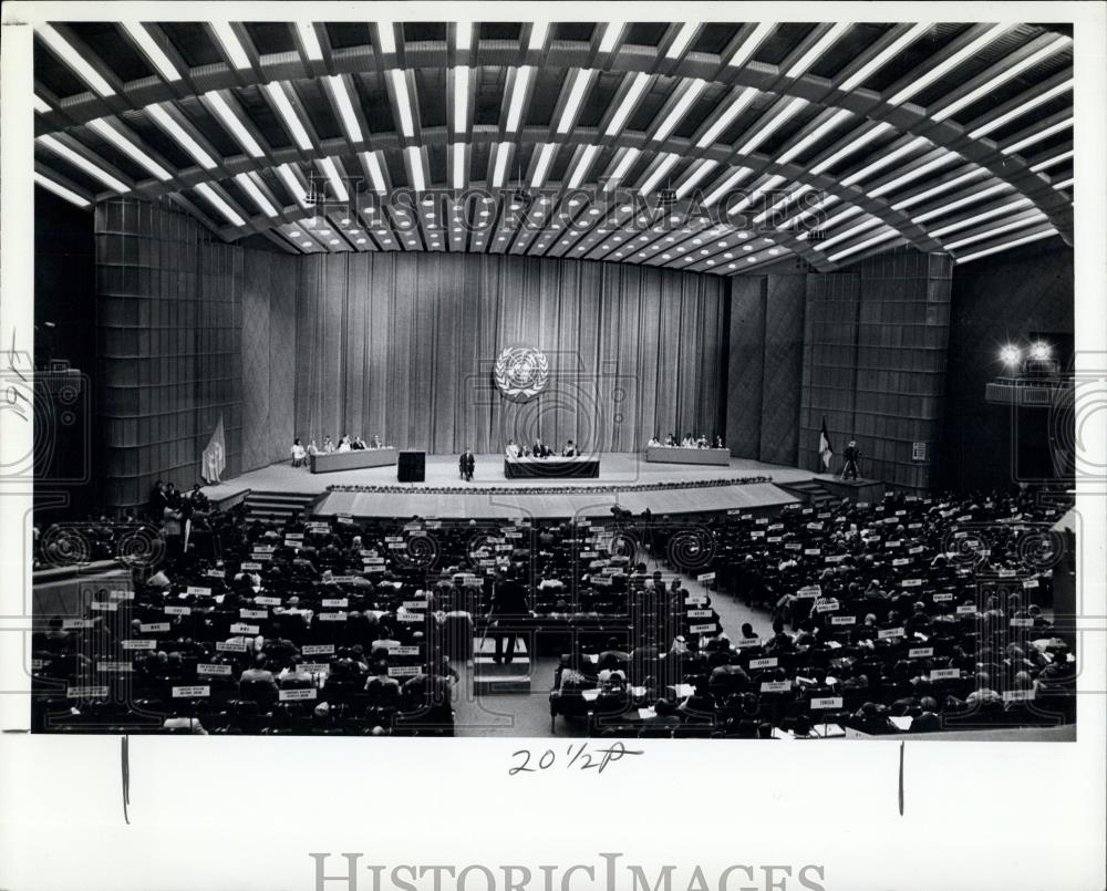 1974 Press Photo World Population Conference Opens in Bucharest - Historic Images