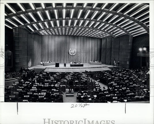 1974 Press Photo World Population Conference Opens in Bucharest - Historic Images