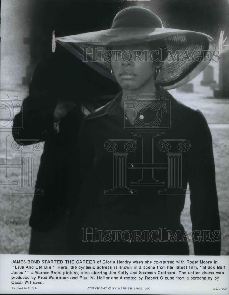 1974 Press Photo Gloria Hendry in Black Belt Jones - cvp21016 - Historic Images
