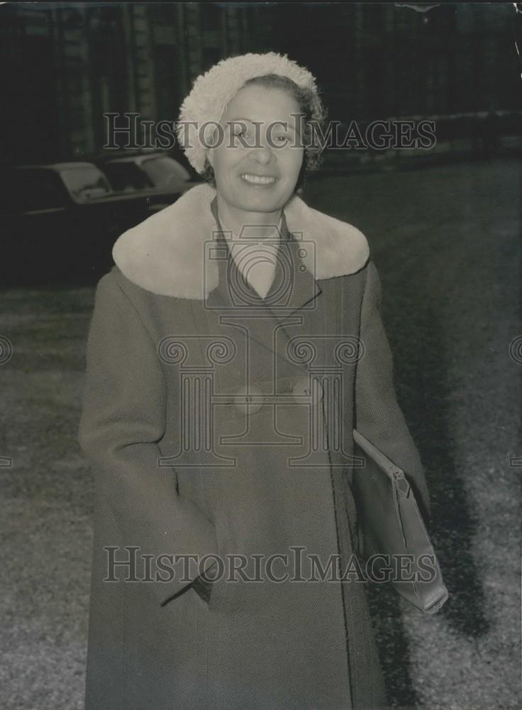 1959 Press Photo Secretary of Muslim Affairs Miss Sid-Cara - Historic Images