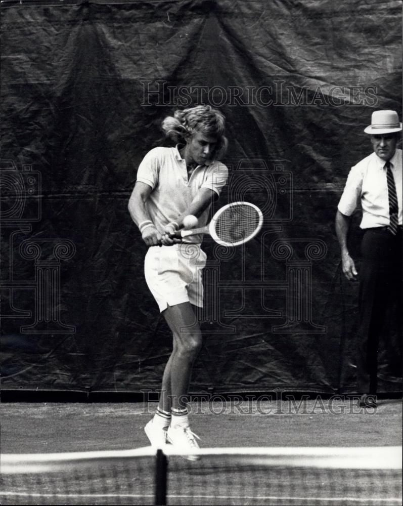 1973 Press Photo Swedish Tennis Player Bjorn Borg - Historic Images