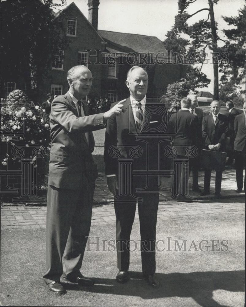1970 Press Photo American Secretary of State William Rogers and Sir Alec Douglas - Historic Images