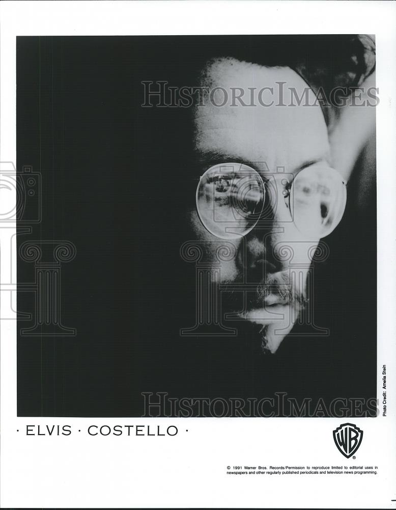 1991 Press Photo Elvis Costello - cvp26222 - Historic Images