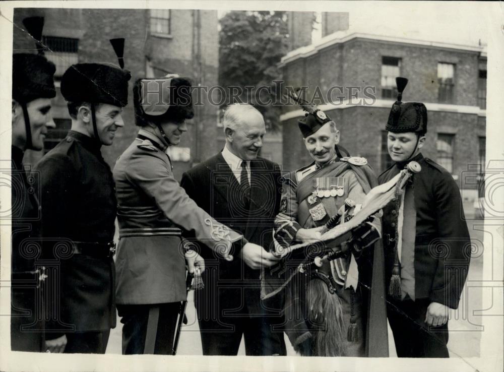 1958 Press Photo Golden Jubilee Pageant Major General Bobbie Bray - Historic Images