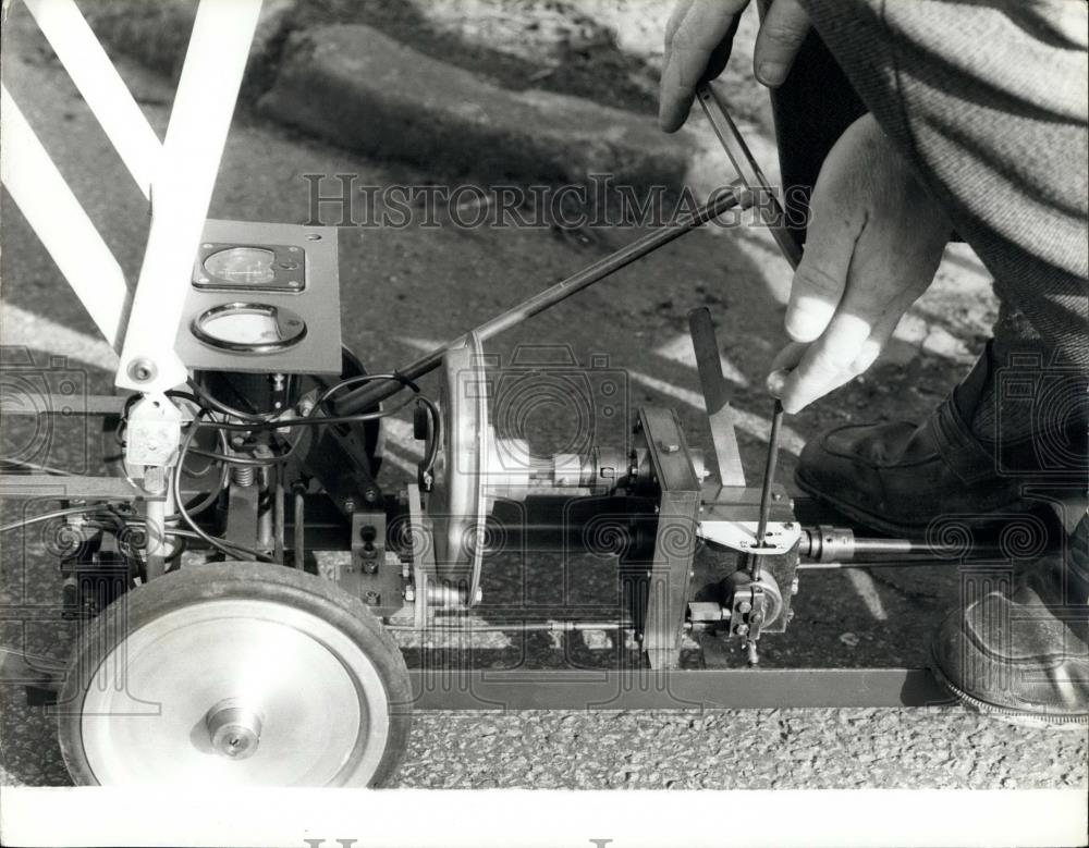 Press Photo Solar Powered Car - Historic Images