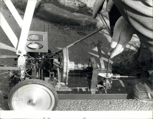 Press Photo Solar Powered Car - Historic Images