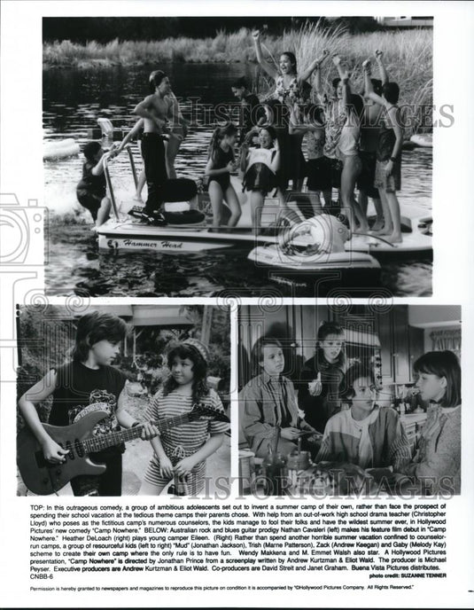 1995 Press Photo Christopher Lloyd, Nathan Cavaleri in Camp Nowhere - cvp28003 - Historic Images