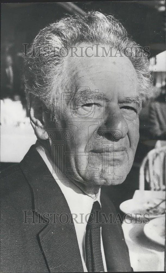 1972 Press Photo Fritz Albert Lipmann, Professor & Nobel Prize Winner - Historic Images