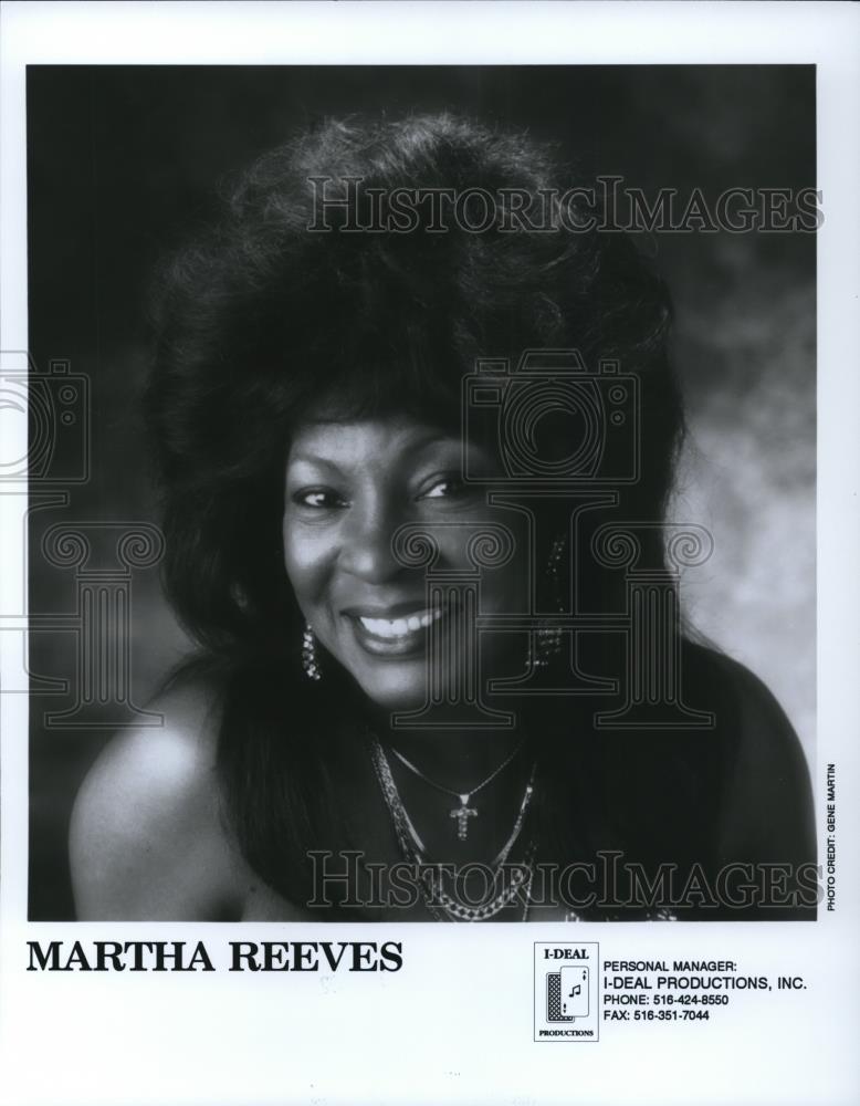 1992 Press Photo Martha Reeves - cvp28298 - Historic Images