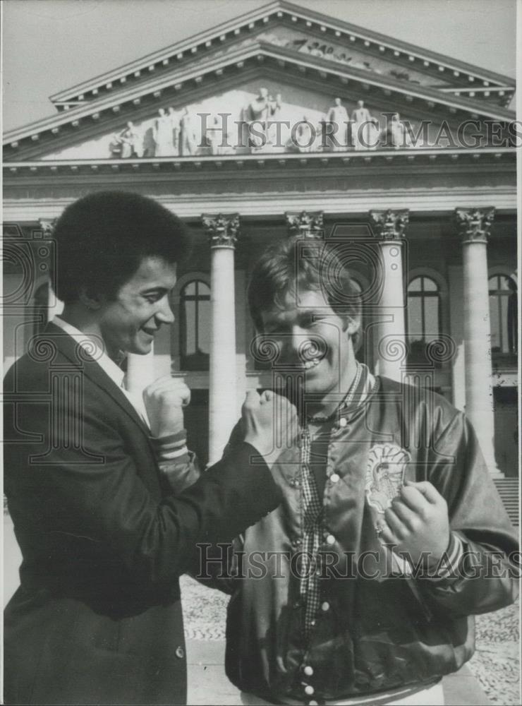 Press Photo Kevin Finnegan, Georg Steinherr - Historic Images