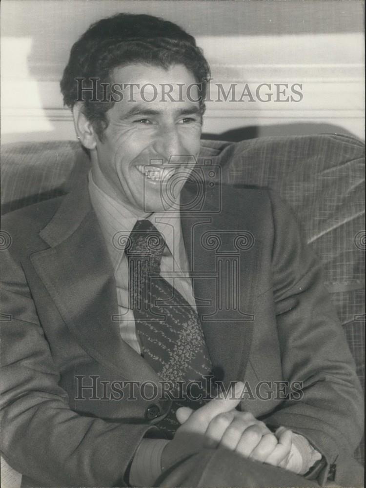 1976 Press Photo Portrait of Libya&#39;s Prime Minister Jalloud - Historic Images