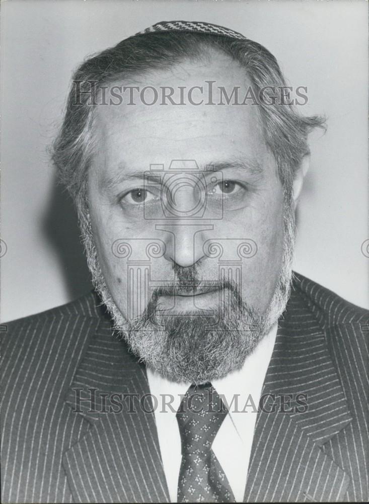 1980 Press Photo Paris Rabbi Alain Goldman - Historic Images