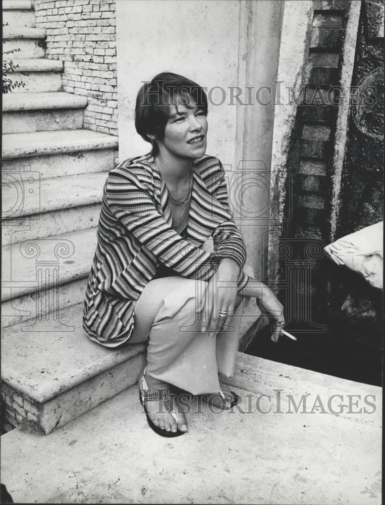 1976 Press Photo British actress Glenda Jackson - Historic Images