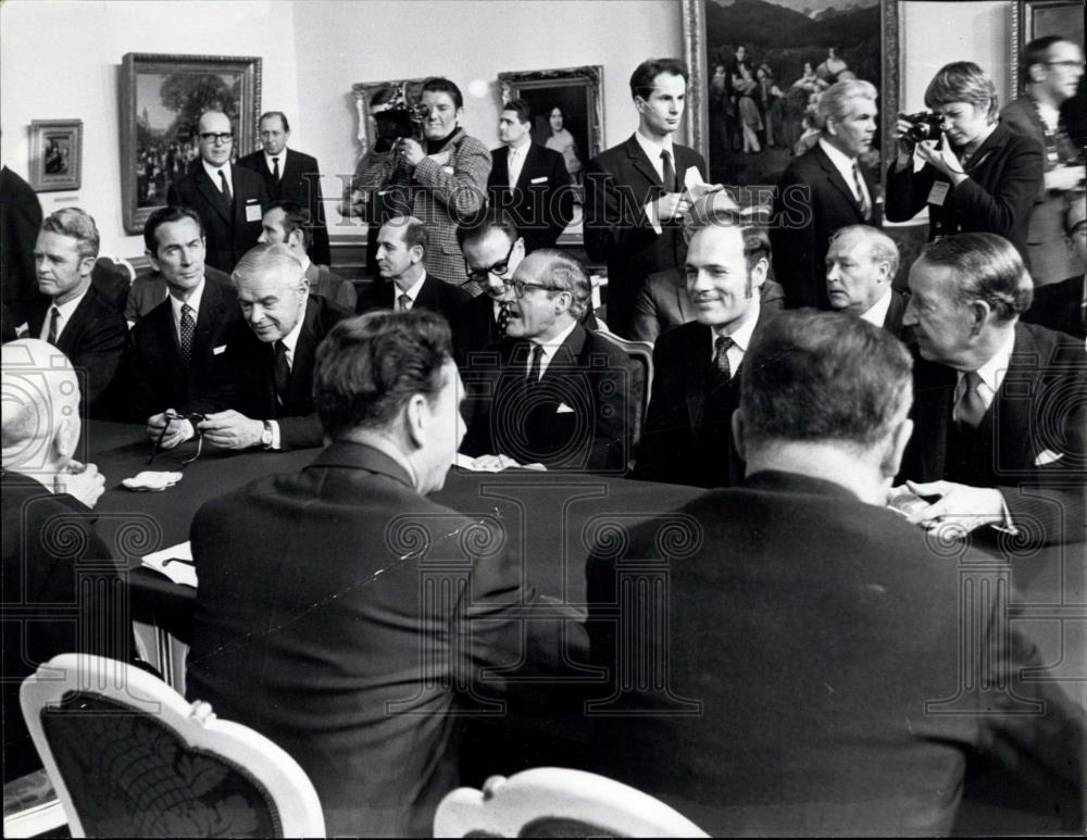 Press Photo Salt Conference opening at Belvedere Palace Vienna - Historic Images