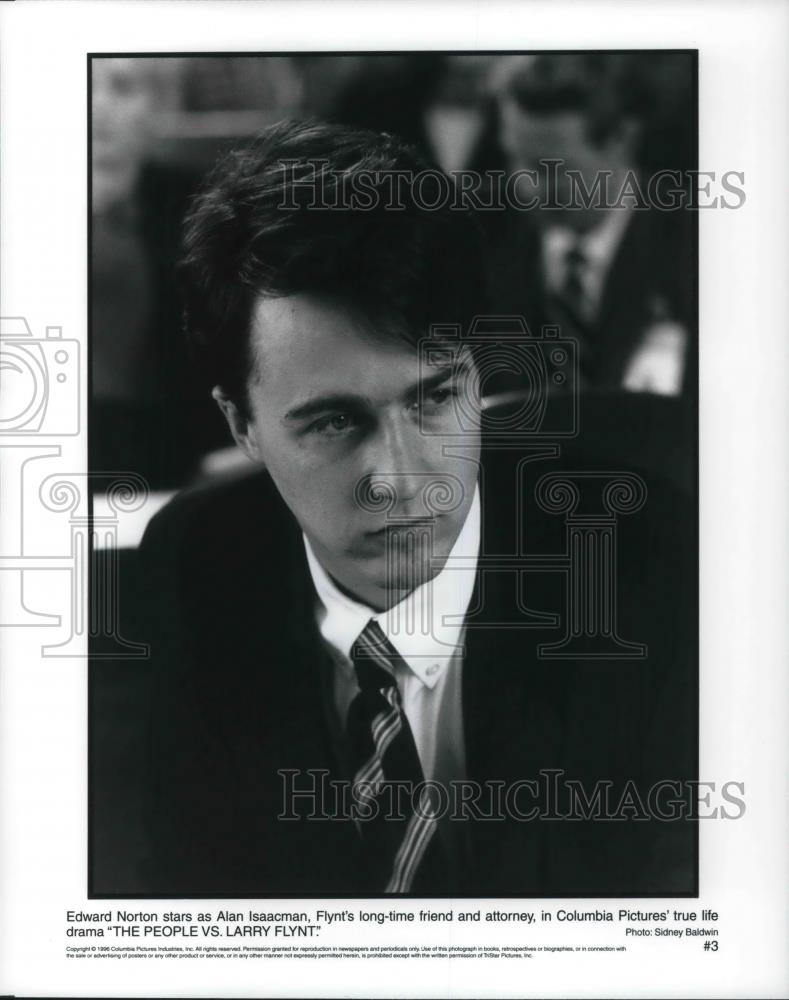 Press Photo Edward Norton in The People Vs. Larry Flynt - cvp22391 - Historic Images