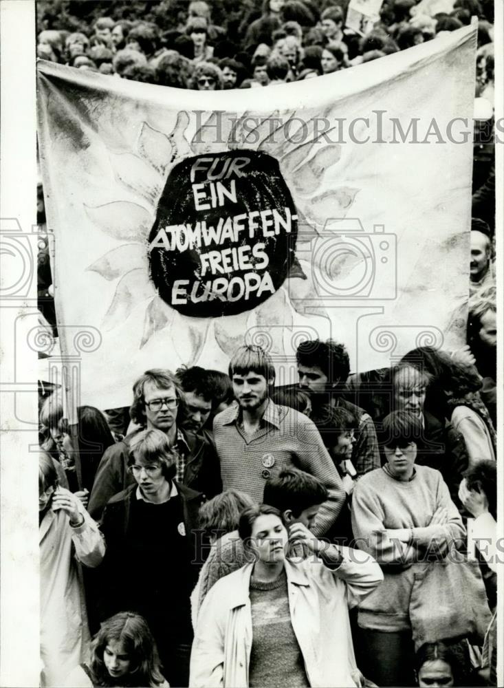 Press Photo 19th Evangelical Church-Day In Hamburg/West Germany - Historic Images