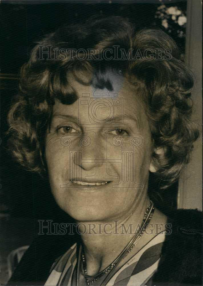 1971 Press Photo Mrs Marie Susini,writer of France - Historic Images