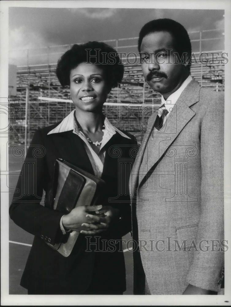 1978 Press Photo Joan Pringle and Jason Bernard in The White Shadow - cvp21546 - Historic Images