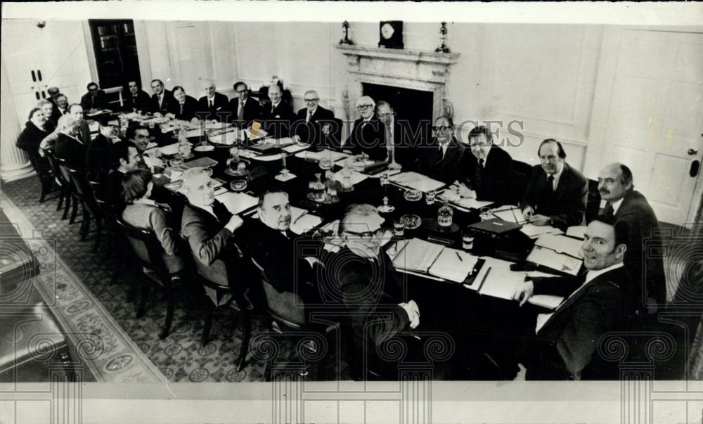 1978 Press Photo Prime Minister and members of his cabinet - Historic Images