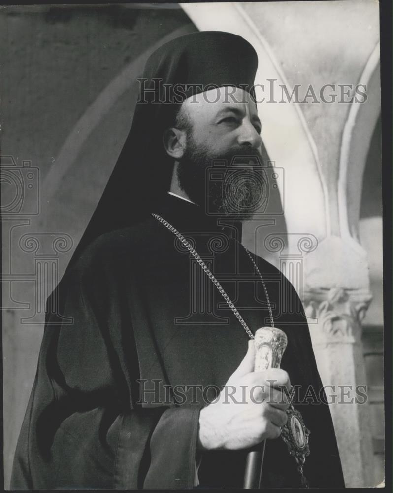 Press Photo Head of Greek Orthodox Church Archbishop Makarios - Historic Images
