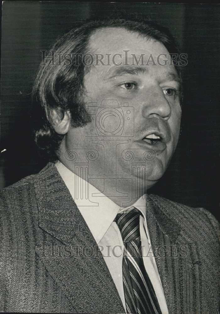 Press Photo Gerard Nicoud, Secretary General of Org of Defense for the Arts - Historic Images