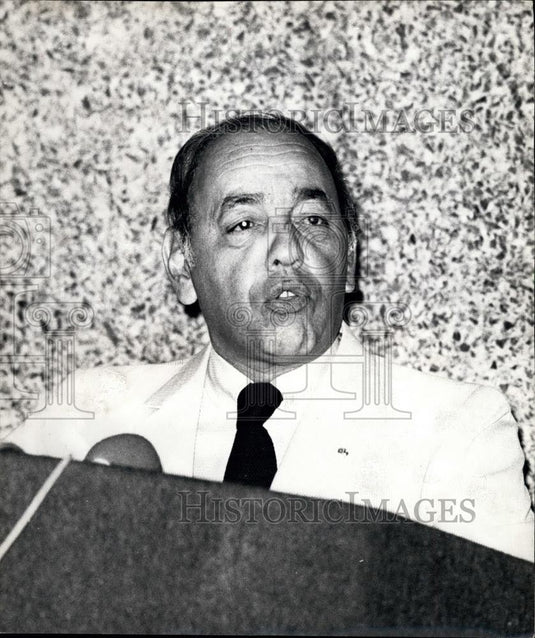 Press Photo King Hassan II of Morocco - Historic Images