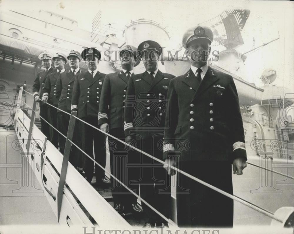 1969 Press Photo -Standing Naval Force Atlantic - Historic Images