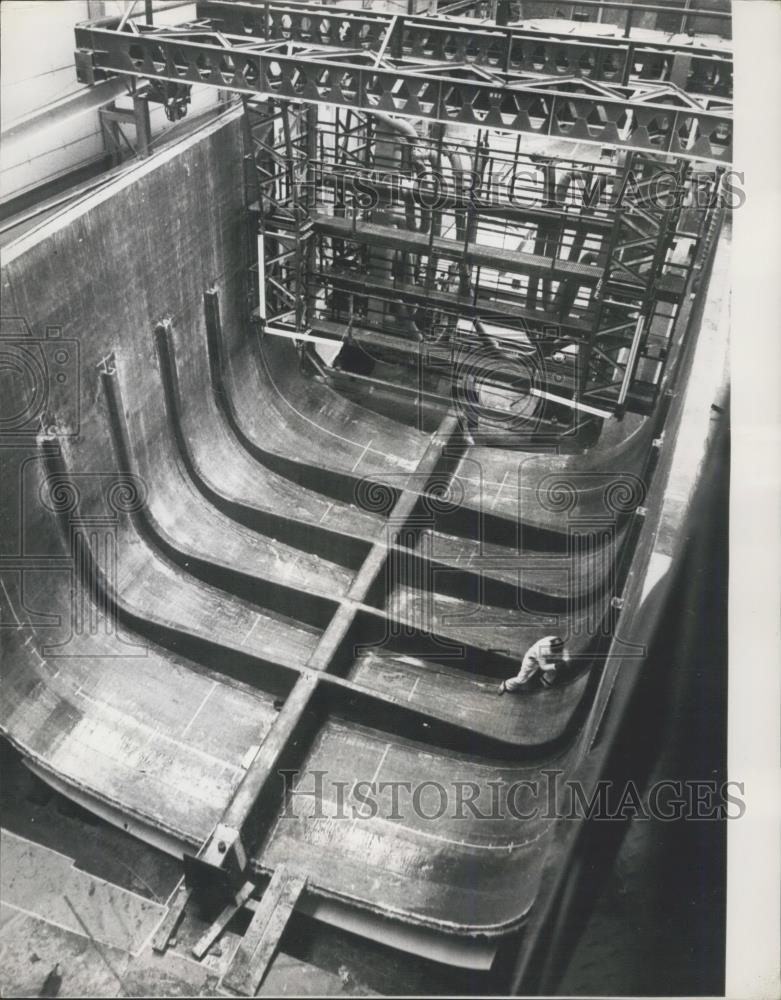 1966 Press Photo World&#39;s First Plastics Ship will be British - Historic Images