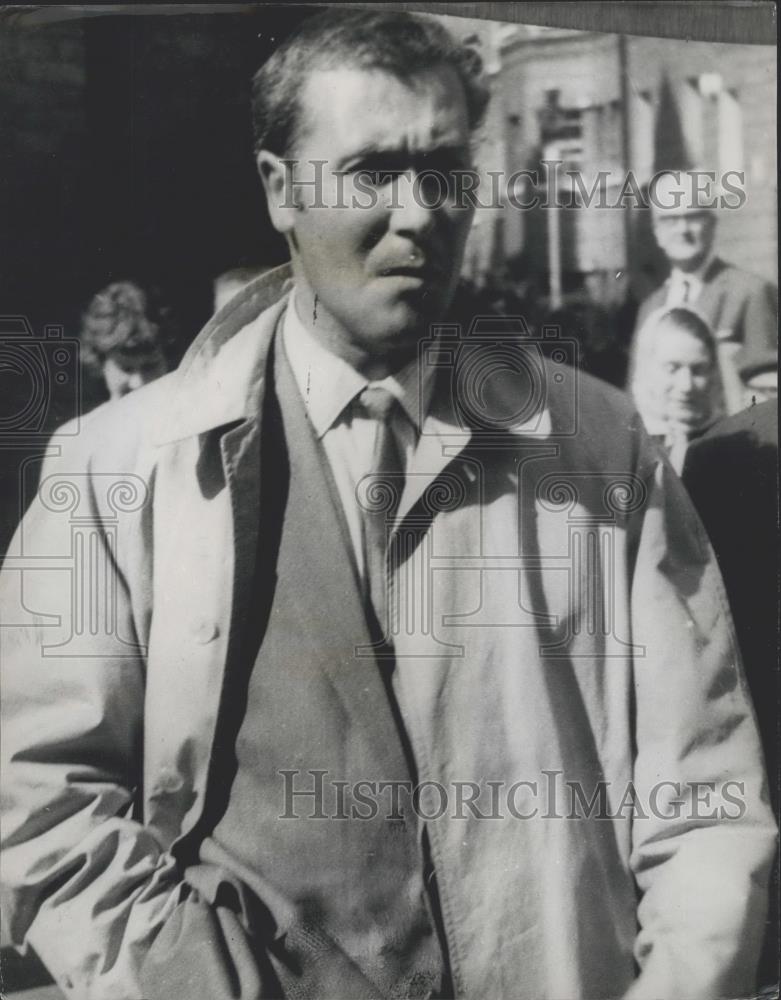 1961 Press Photo Playwright John Osborne - Historic Images