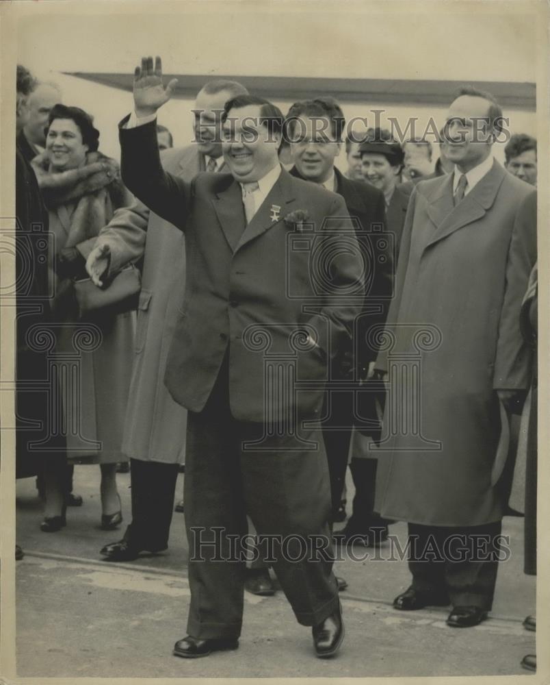 1956 Press Photo Georgi Malenkov,Soviet Minister of Power Stations - Historic Images