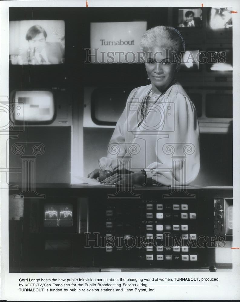 1978 Press Photo Gerri Lange In Turnabout - cvp26392 - Historic Images