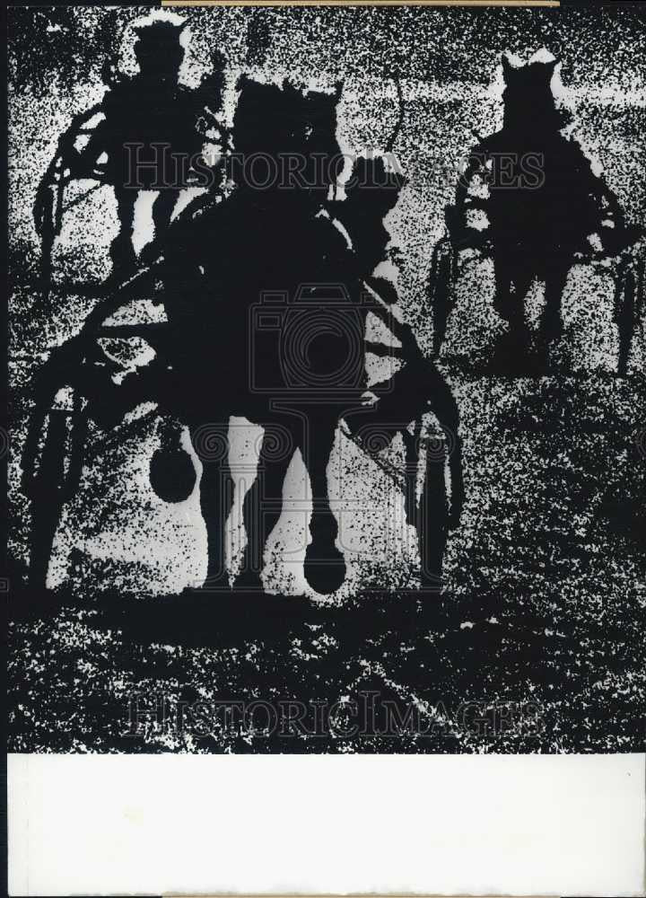 1966 Press Photo "Trotting Race" Picture. Mikko Oksanen. - Historic Images