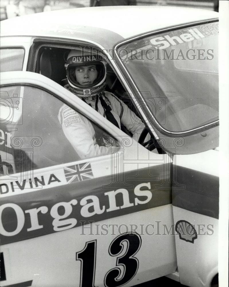 1975 Press Photo Race driver Divina Galica - Historic Images