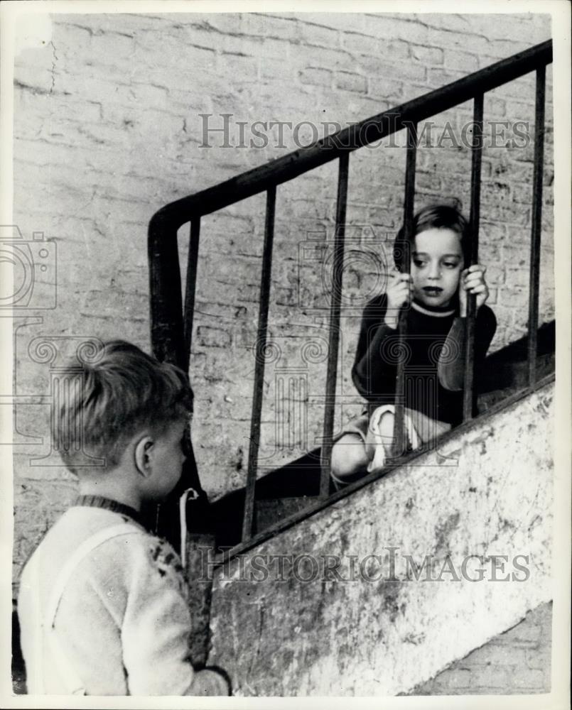 1961 Press Photo 24 German Refugee Children Spend Holidays in England - Historic Images