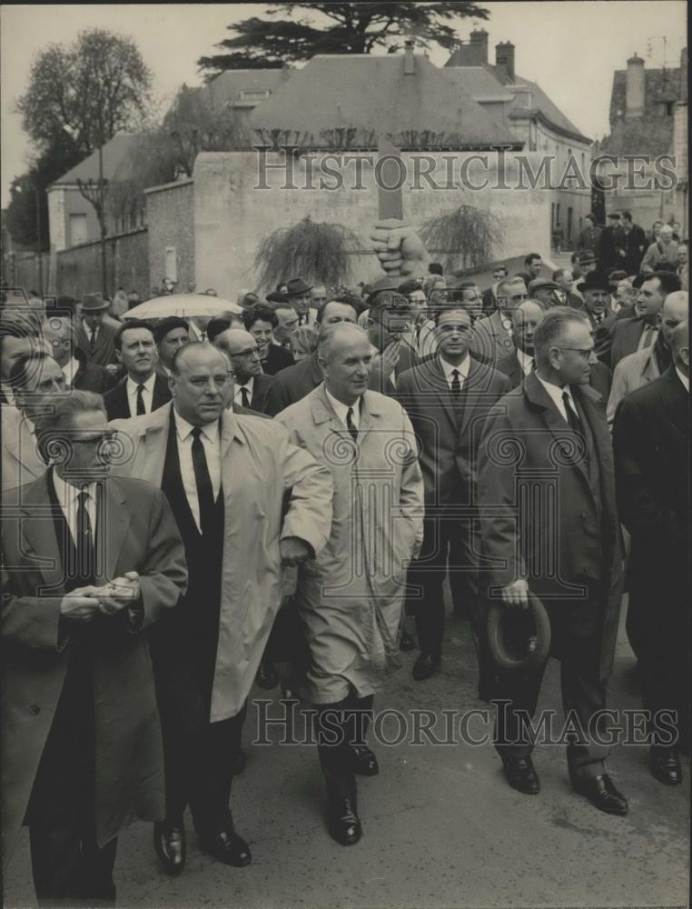 1964 Press Photo Mr.Gaston Defferre, Mayor of Marseille - Historic Images