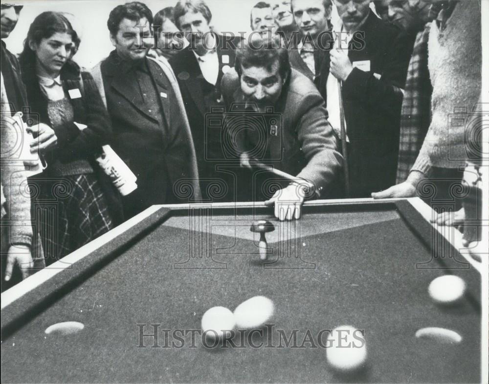 1981 Press Photo Lech Walesa, Polish Trade Union Organizer, Activist - Historic Images