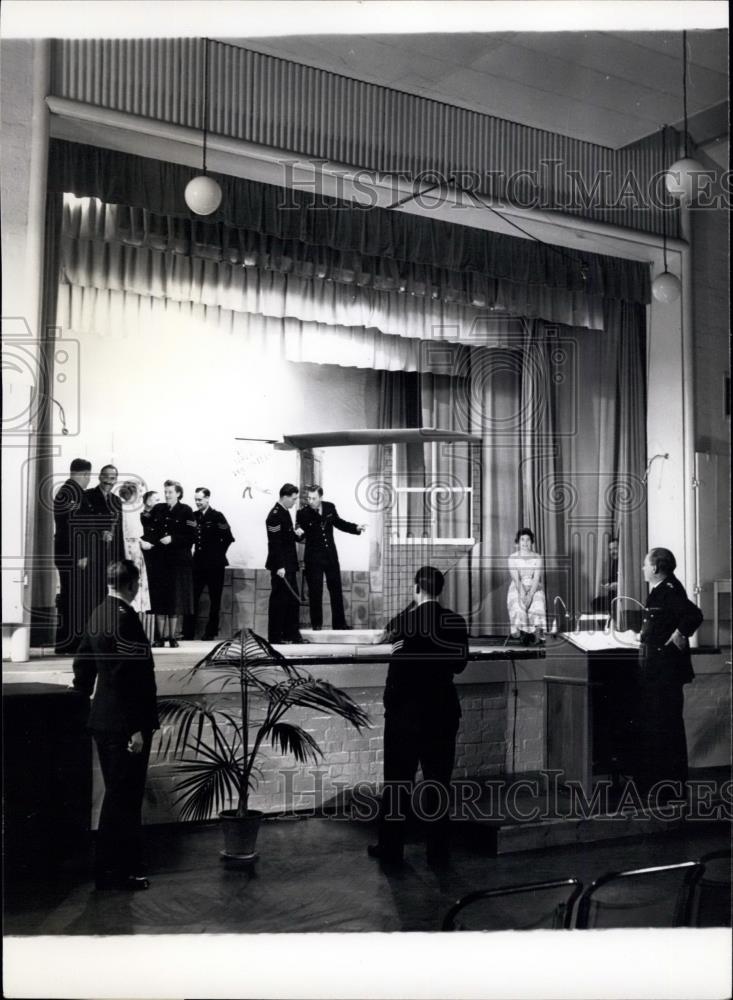 Press Photo &quot;The Naval Voluneer&quot; rehersal - Historic Images